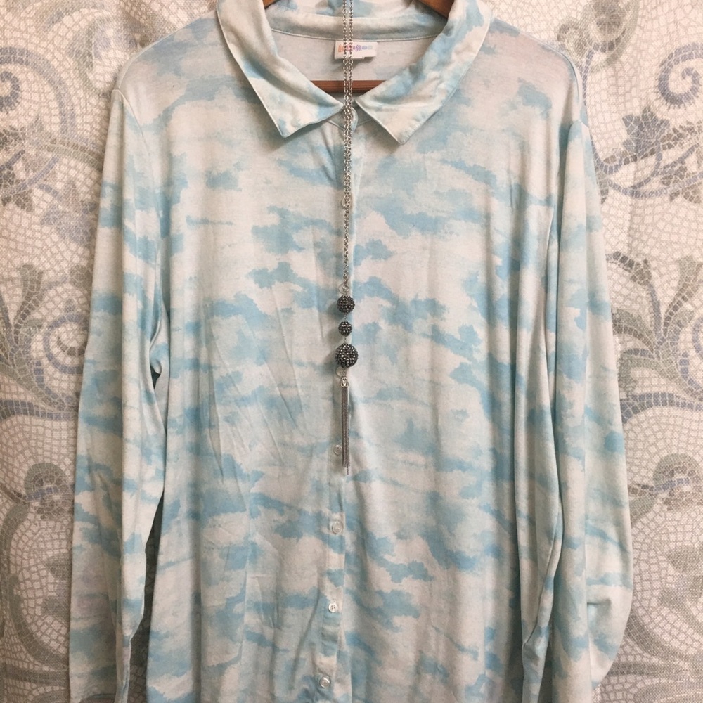 LulaRoe Cloud Print Valentina